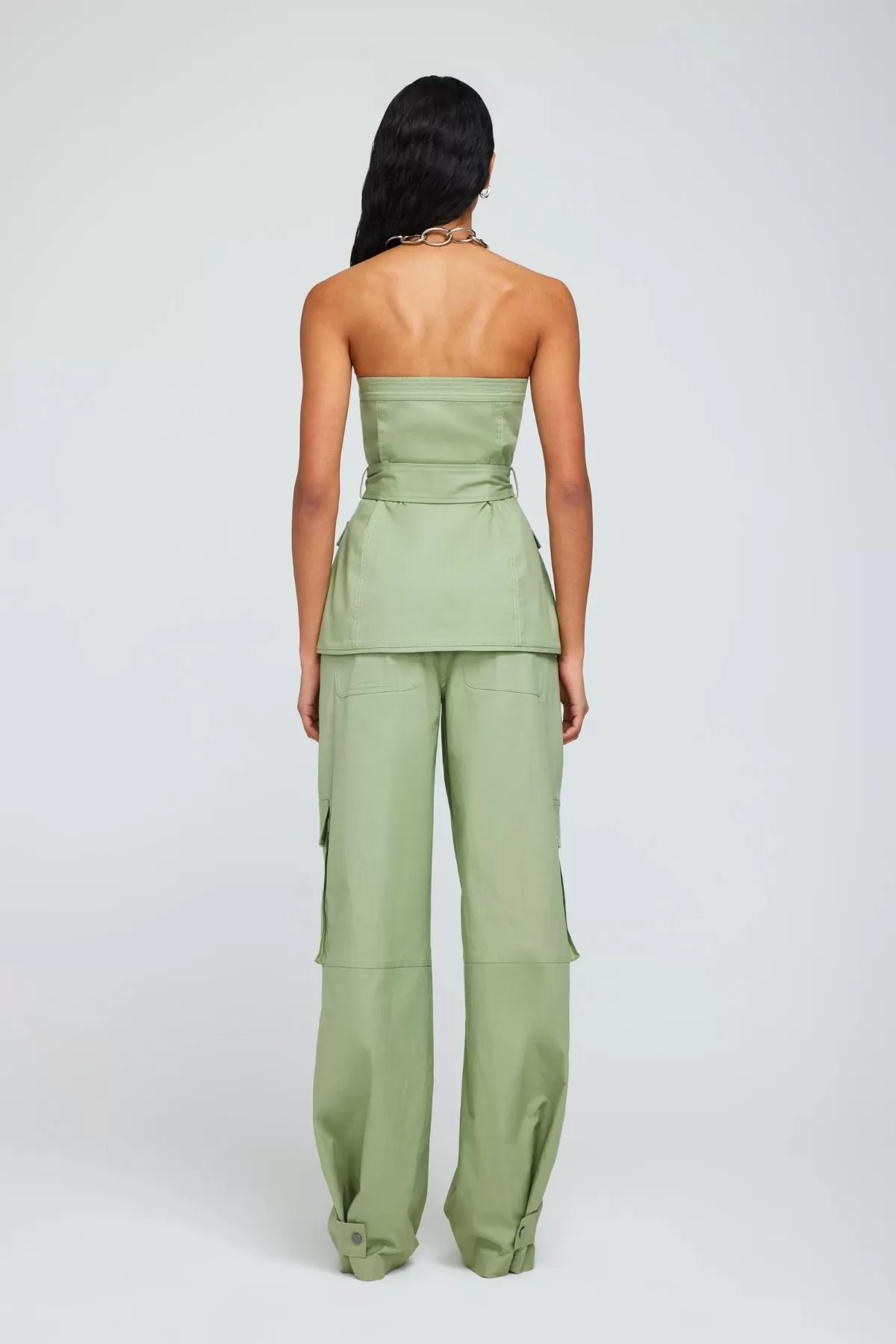 Simkhai Elettra Bustier Top - Verde