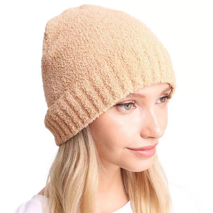 Solid Knit Beanie Hat