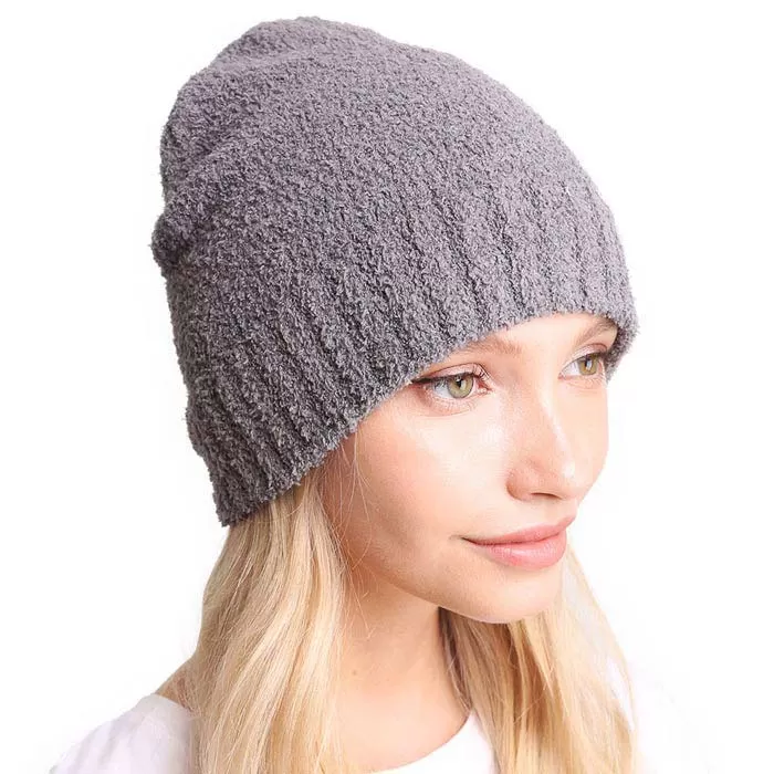 Solid Knit Beanie Hat