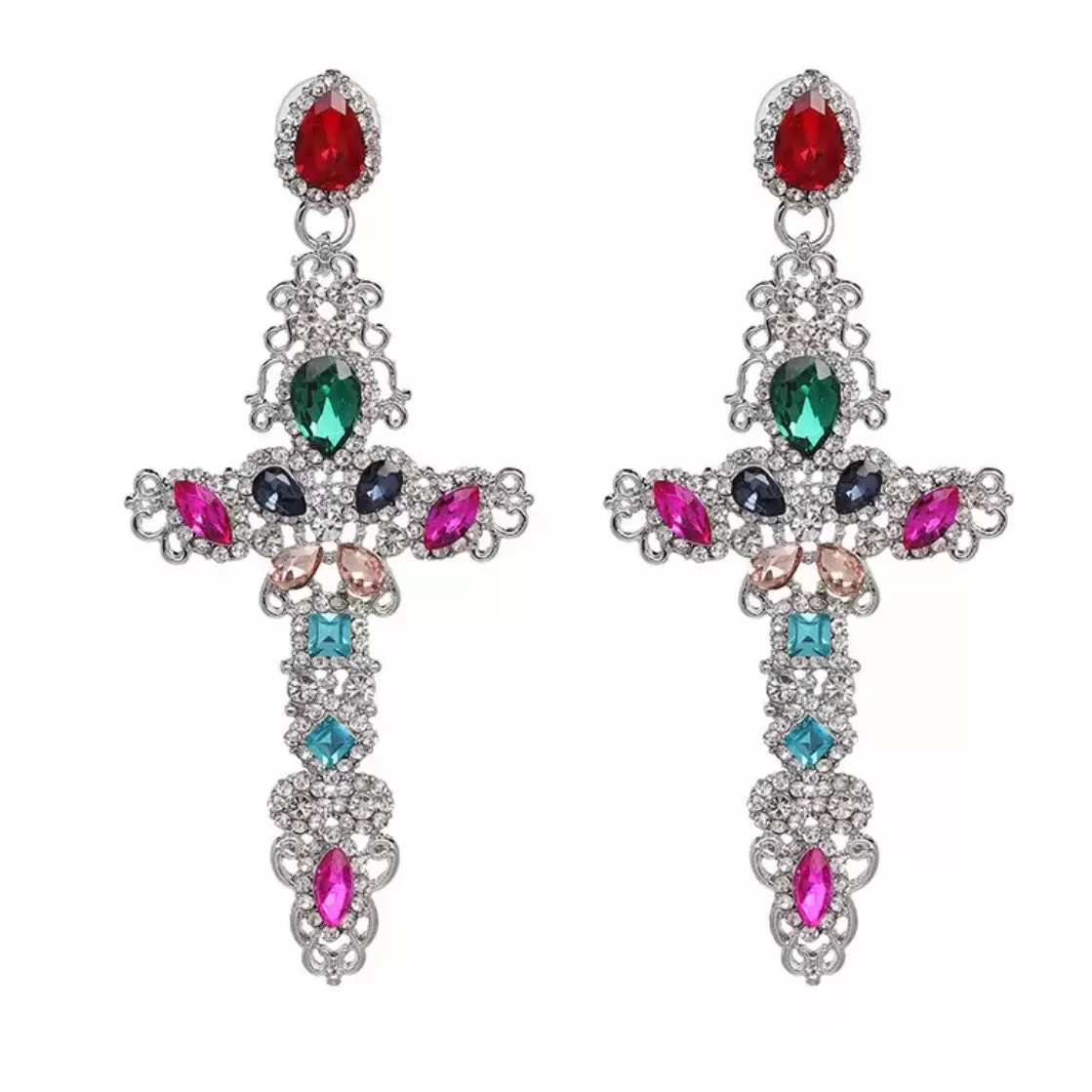 Sovereign Cross Earring Collection - 8 STYLES!