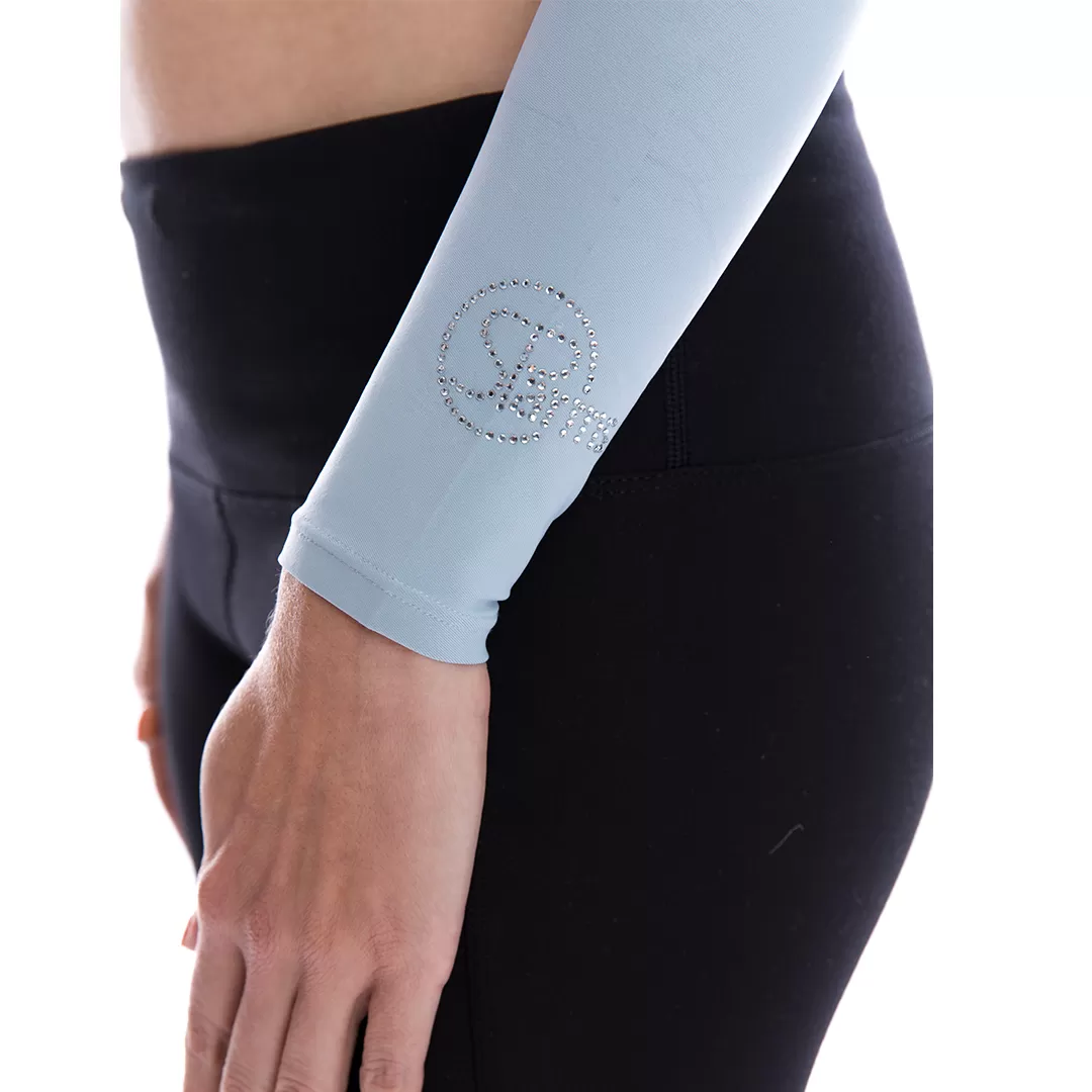 SP Arms - Shoulder Wrap (UV sleeves) - Crystal logo [Grey]