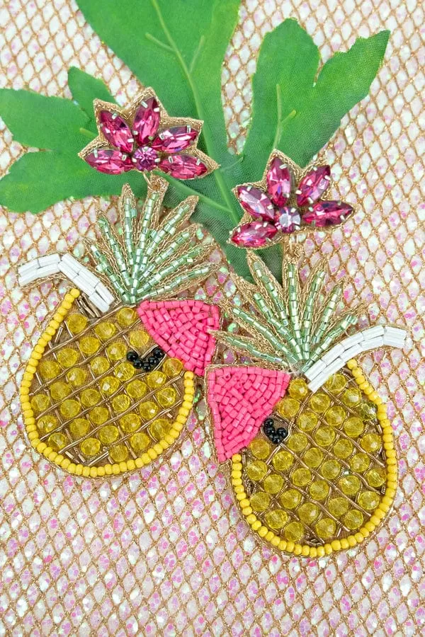 SuMmEr FiEsTa Beaded earrings