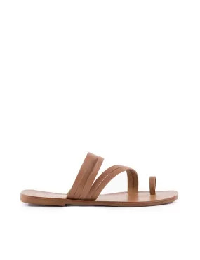 Summer Rain Sandal, Tan Leather