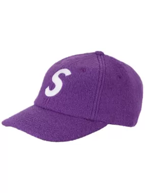 Supreme Boiled Wool S Logo 6-Panel Purple (FW22)