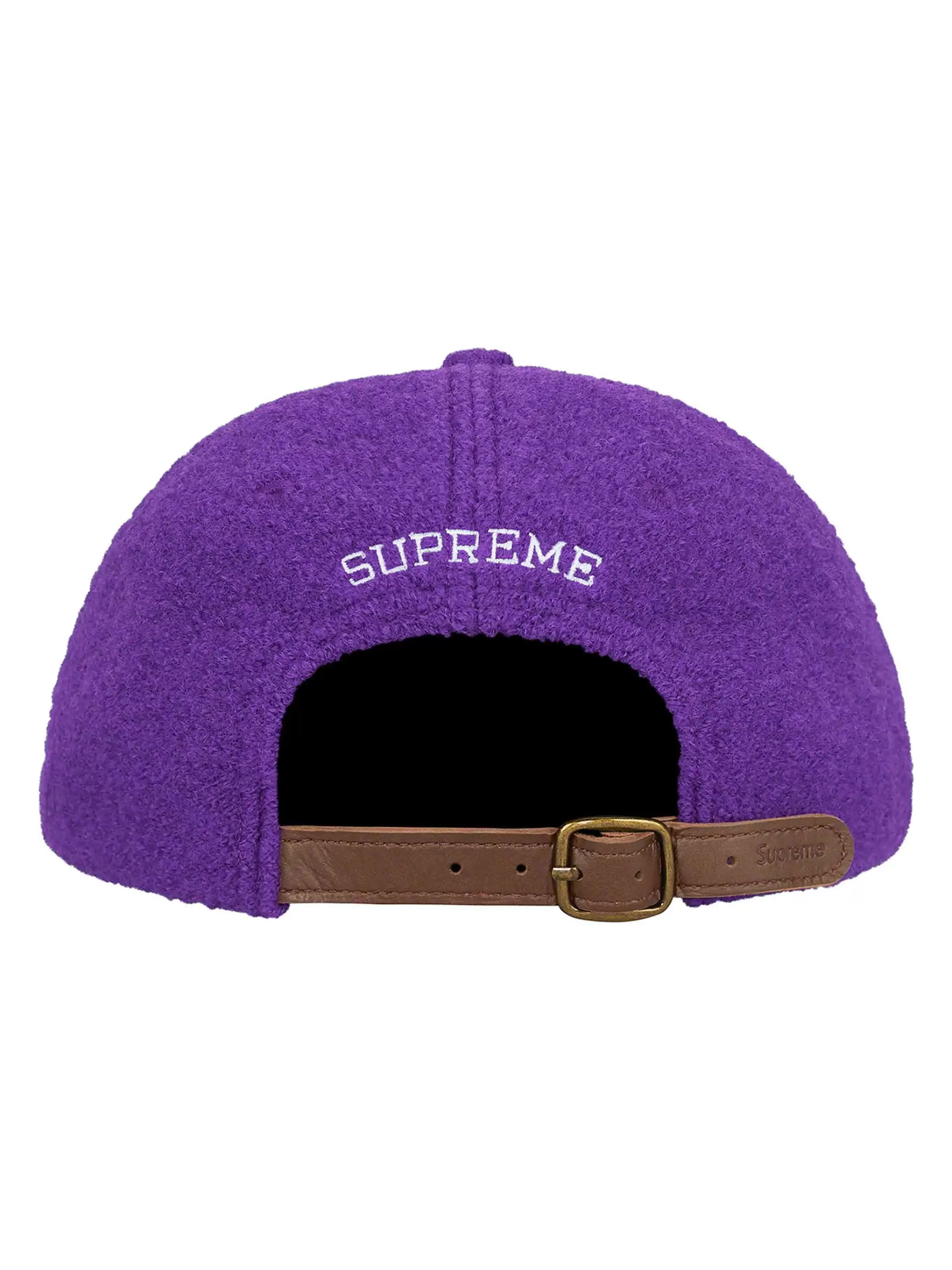 Supreme Boiled Wool S Logo 6-Panel Purple (FW22)