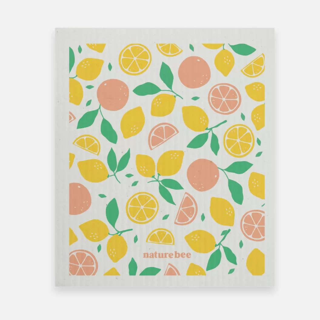 Sweet Citrus Swedish Dishcloth