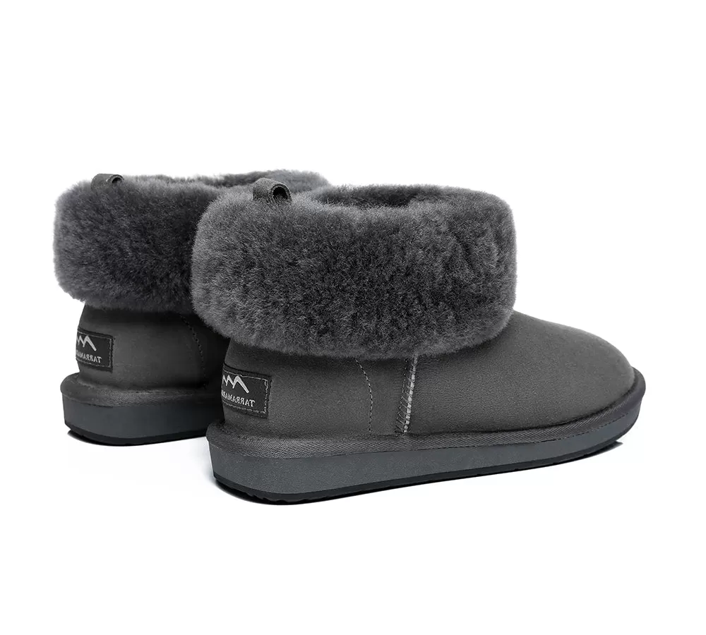 TARRAMARRA Emmy Women Sheepskin Slippers Fluffy Collar