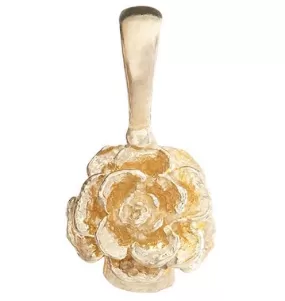 Tea Rose Flower Charm