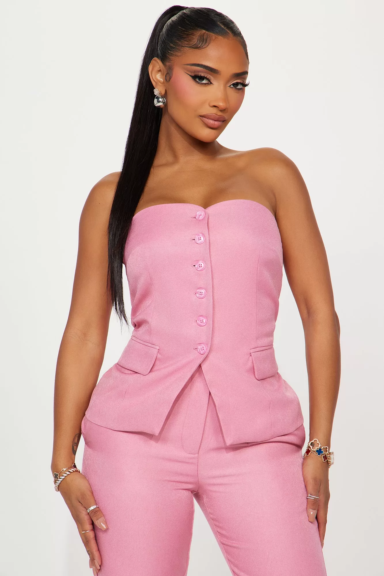 Tessa Pant Set - Pink