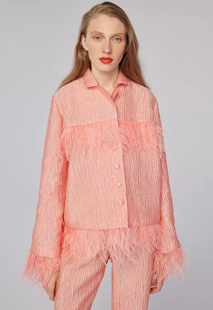 Texture Fringed Shirt