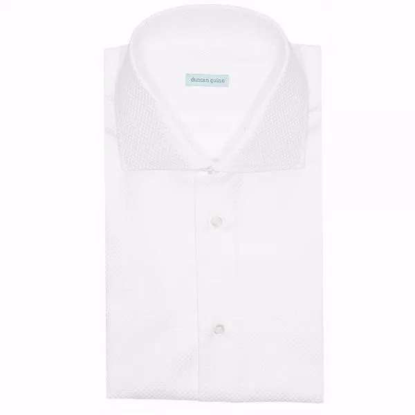 The Dobby Dress Shirt | White