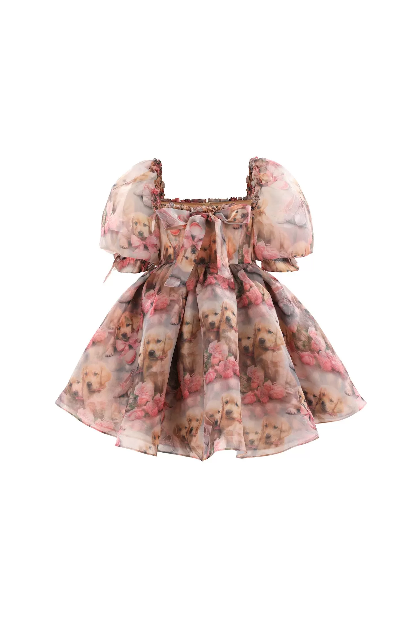 The Golden Paradise Mini Shabby Chic Dress