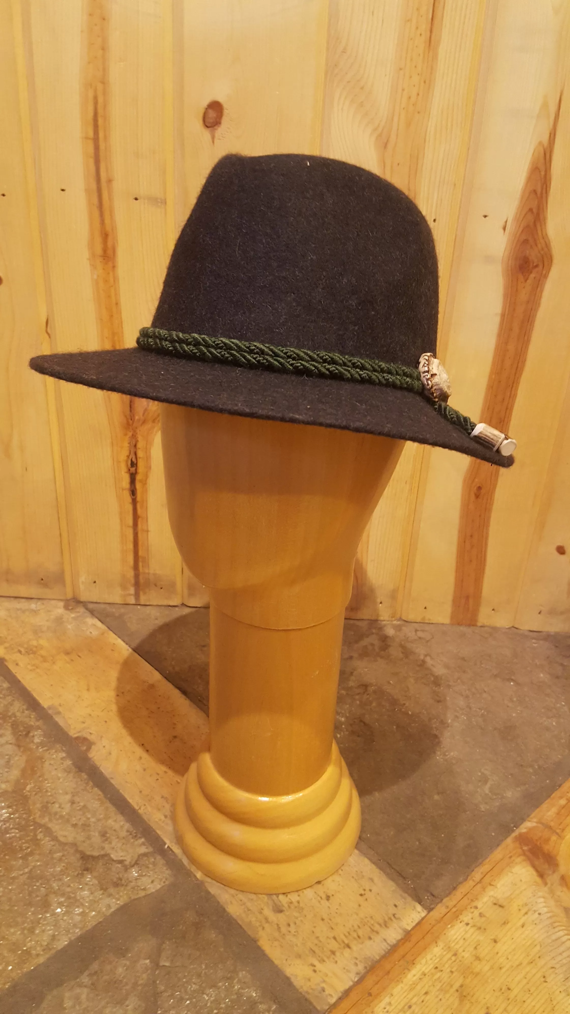 Trachten Hat with Coin, Edelweiss, Antler Piece or Antler Rosette