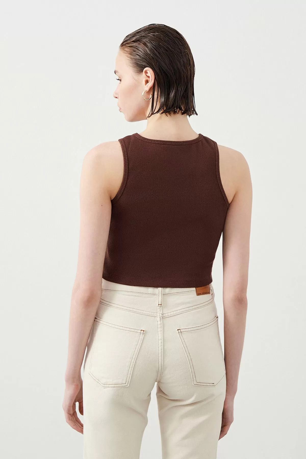 Verona Brown Women’s Crop Top