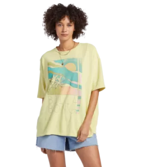 Women's Billabong Rainbow Skies Boyfriend T-Shirt