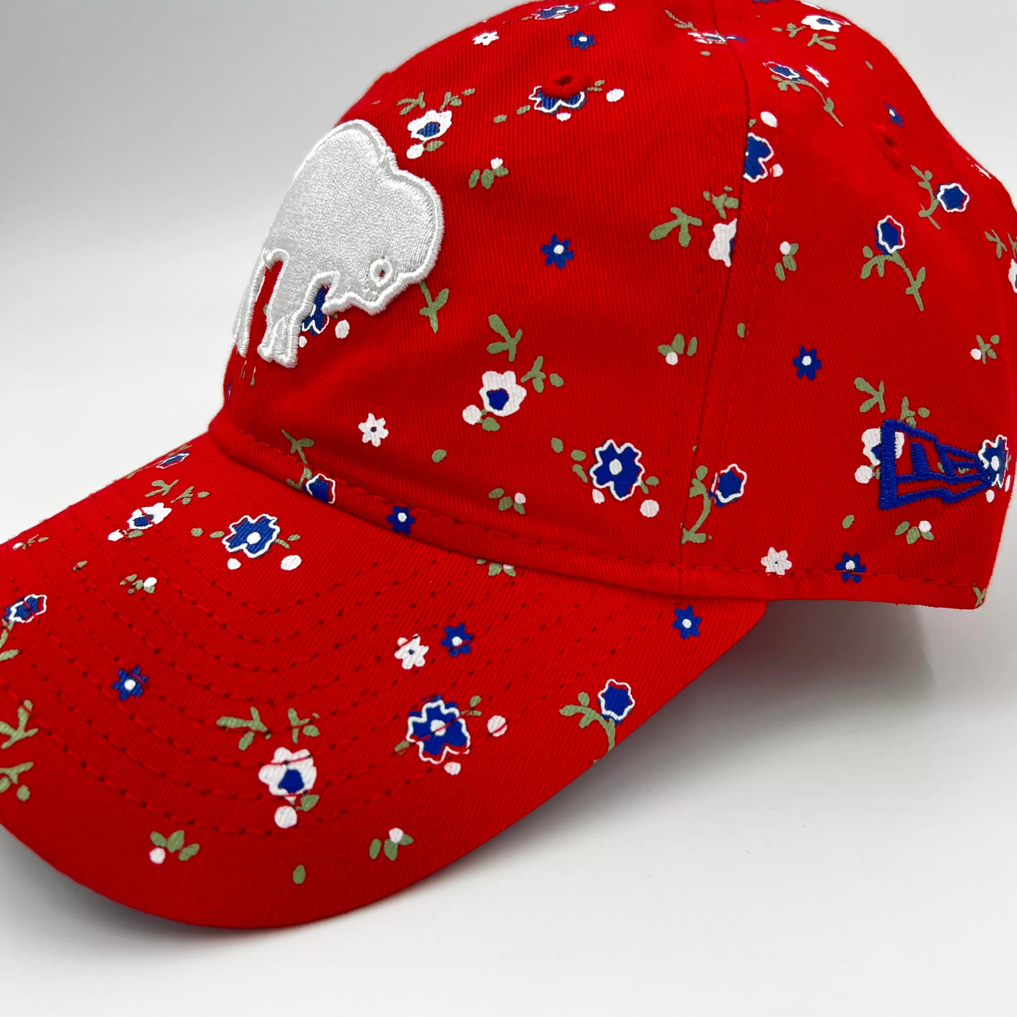 Women's New Era Bills Red Floral Adjustable Hat