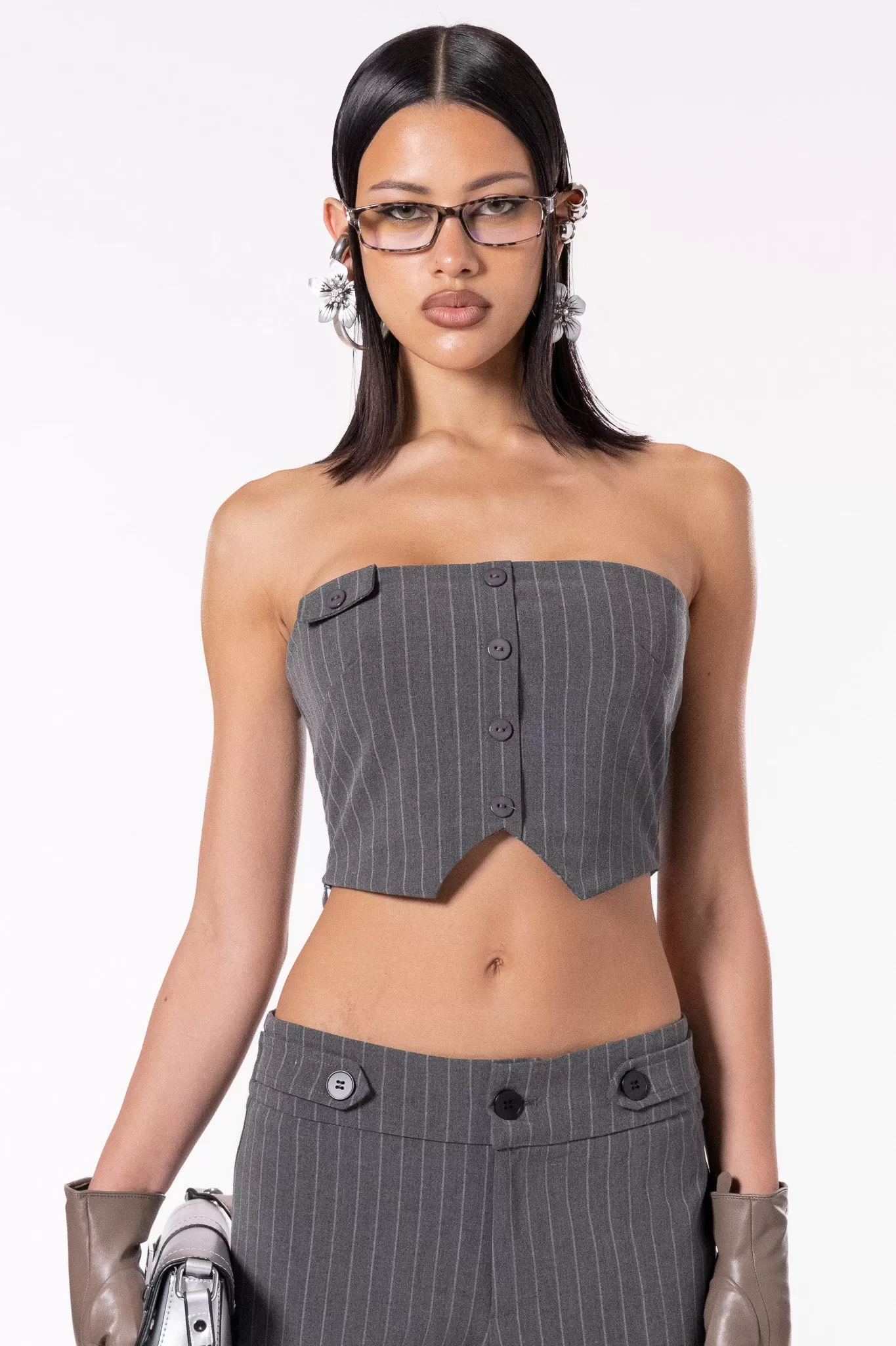 York Top - Grey